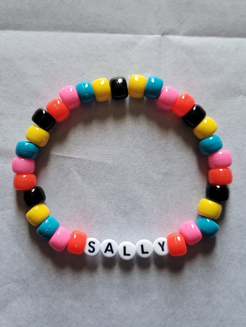 Nightmare Before Christmas Sally Bead Bracelet